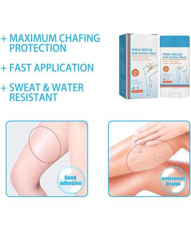 Anti Chafe Stick Anti Chafing Cream Anti Chafing Stick Glide Anti Chafing Stick Anti Chafe Balm Anti Friction Stick Waterproof Running Chafe Stick Thigh Anti Chafe Stick for Heel Lower Arm Thigh Legs - Buy Online on SooperMarket.com