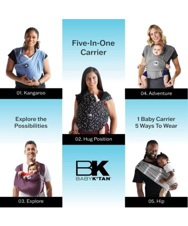 Baby K'tan Cotton Leopard Love Baby Carrier (XS) - Stylish and Comfortable - Buy Online on SooperMarket.com