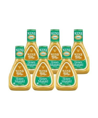Ken's Steak House Honey Mustard Dressing (16 Fl Oz , Pack of 6)