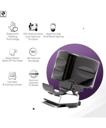 Skull Shaver Beast Clipper Duo: Ultimate Beard and Hair Grooming Kit for Men - Cordless Rechargeable DIY Hair & Beard Trimmer - Buy Online on SooperMarket.com