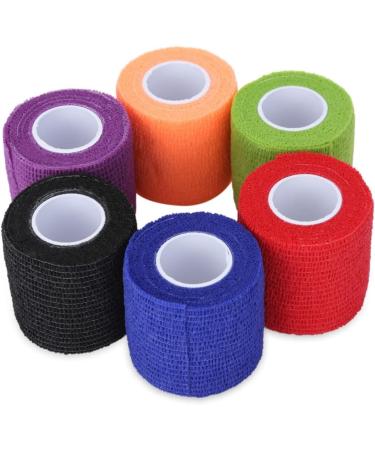 Tattoo Self Adhesive Elastic 5CM Wide Sports Tennis Elbow Bandage Nail Tapes Finger Protection Wrap Blue. - Buy Online on SooperMarket.com