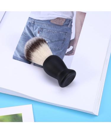 Men's Professional Shaving Brush & Hair Cleaning Brush - Wooden Handle Grooming Essential for Salon & Home Use - Buy Online on SooperMarket.com