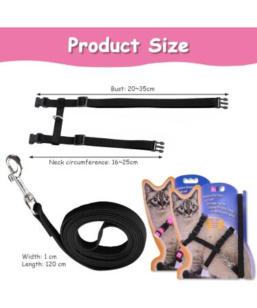 Yutou Soft Cat Dishes & Adjustable Leash Set - Outbreak-Proof Harness for Kittens Puppies & Rabbits - Buy Online on SooperMarket.com