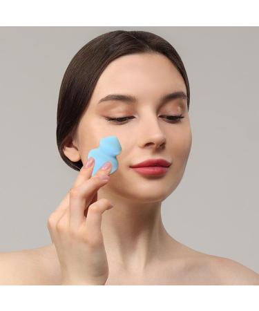 Veeteah Makeup Sponges For Foundation - Gyro Shape Soft Beauty Cosmetic Blender - Professional Streak Application Blender Sponge For Enhanced Make Up Application For Foundation Gyro Beauty Egg 28*40*60 Blue - Buy Online on SooperMarket.com