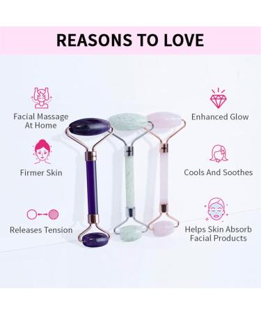 Nykaa Naturals Rose Quartz Face Massage Roller | Enhance Glow & Firm Skin | International Shipping - Buy Online on SooperMarket.com