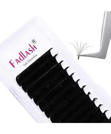 Fadlash Easy Fan D Curl 0.03 17mm Single Lashes - Natural Russian Eyelash Extensions - Buy Online on SooperMarket.com