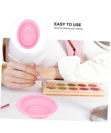 Shop Pink Cleaning Pad - Makeup Brush Cleaner & Rinsing Tool | 14.5x11cm - Perfect for Beauty Routine - Buy Online on SooperMarket.com