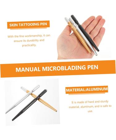 NOLITOY 3pcs Eyebrow Pencil Eyebrow Pen Eyebrow Accessory Compact Microblading Pen Bracket Make up - Buy Online on SooperMarket.com