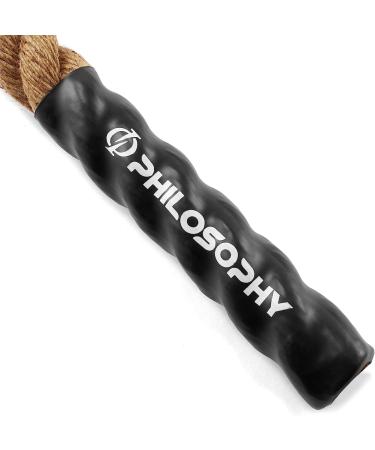 Philosophy Gym 1.5 x 15' Indoor/Outdoor Exercise Climbing Rope | Premium Quality - Buy Online on SooperMarket.com