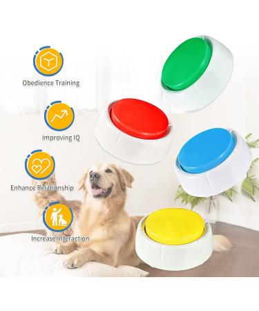 SuplutuX Recordable Training Buttons for Dog Dog buttons talk Training with 30 Patterns of Stickers Training Buttons for Dogs Puppy & Pets (Pack of 4) Pack of 4 - Buy Online on SooperMarket.com