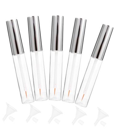 WOONEKY 15 Pcs Mascara Tube Empty Refillable Toothpaste Tubes Empty Mascara Tube Oil Transparent