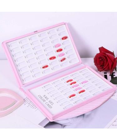 Nail Gel Polish Display Book Nail Polish Gel Color Display Card Acryl Gel Tips Manicure Salon Accessory(02) - Buy Online on SooperMarket.com