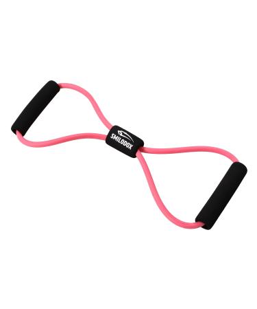 Smilodox Soft Expander - Ideal for home workouts suitable training equipment for at home Pink Light