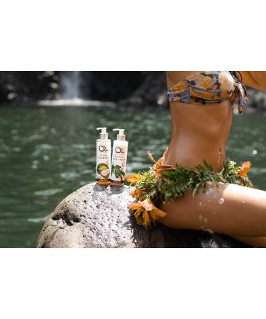 Ola Tropical Apothecary Organic Coconut Shampoo & Conditioner Combo - 8 fl oz for Healthy Hair - International Shipping Available - Buy Online on SooperMarket.com