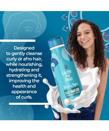 Leche Pal Pelo Curl Bliss Co-Wash - Sulfate-Free Hydration with Shea Butter & Macadamia for Defined Curls | 14.9 oz - International Shipping Available - Buy Online on SooperMarket.com