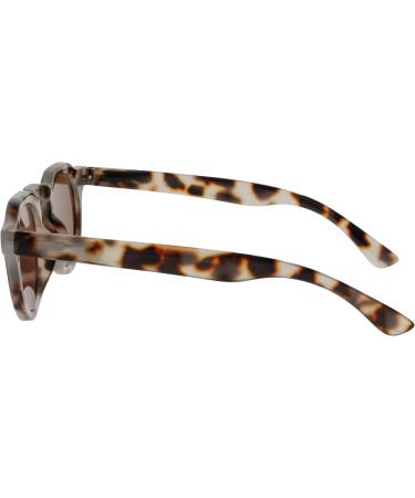 Opulize Rio UV400 Sun Reading Glasses - Glossy Light Brown Tortoise Frame for Men & Women - Spring Hinges - S53-1 +1.00 Dioptre - Buy Online on SooperMarket.com