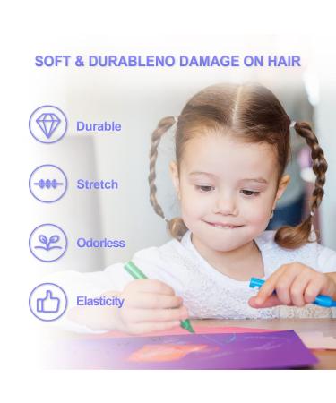 Shop Hanyousheng 500 PCs Mini Transparent Hair Ties - Elastic Bands for Kids Dreadlocks & Ponytails - Fast International Shipping - Buy Online on SooperMarket.com
