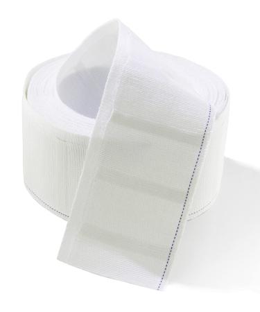 MJMP Pleat Tape for Curtain Heading Vintage Style Small Size(10Yard,White) white 2.8in X 10Yard