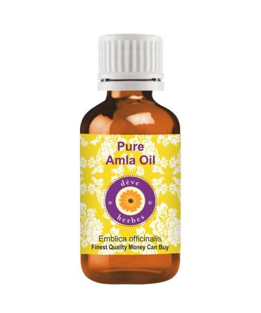 Deve Herbes Pure Amla Oil (Emblica officinalis) Cold Pressed 15ml (0.50 oz)