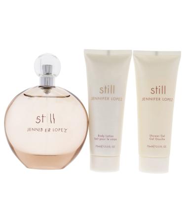 Jennifer Lopez Still By Jennifer Lopez for Women - 3 Pc Gift Set 3.4oz Edp Spray, 2.5oz Body Lotion, 2.5oz Shower Gel, 3count