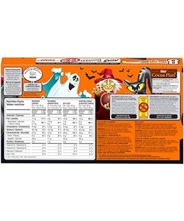 NESTL Full-Sized Halloween Assorted Chocolate & Candy - KITKAT COFFIN CRISP SCAERO SCARIES - 364g (Pack of 8 Bars) Smarties and Scaries Packaging May Vary - Buy Online on SooperMarket.com