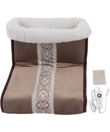Buy PSPSOP Heated Foot Warmer with Removable Lining - 110-240V EU Electric Heating Pillows & 5-Step Thermostat for Office Use - International Shipping Available - Buy Online on SooperMarket.com