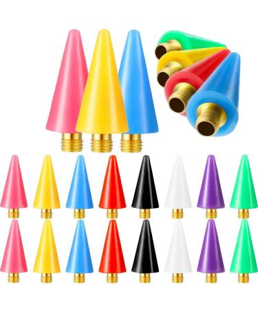 HLELU 16 Pieces Nail Rhinestones Picker Replacement Tips for Nail Dotting Pen to Pick Up Nail Gem Jewelry