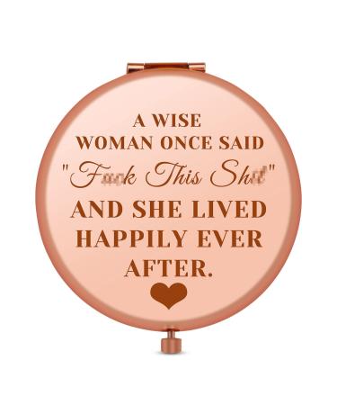 Funny Retirement Gift for Coworkers Women Girls Compact Mirror Gift  Funny Friendship Gift Birthday Gifts for Best Friends  Her  Mom  Wife  Daughters  Sisters