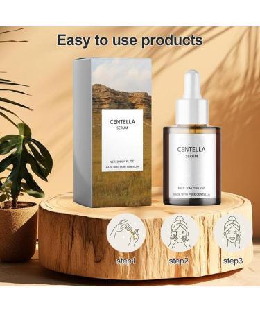 Centella Asiatica Face Serum Centella Serum for Face Recovery Face Serum for Acne Pore Skin Sensitive Oily Dry Skin Soothing Hydrating Serum for Women 30ml - Buy Online on SooperMarket.com