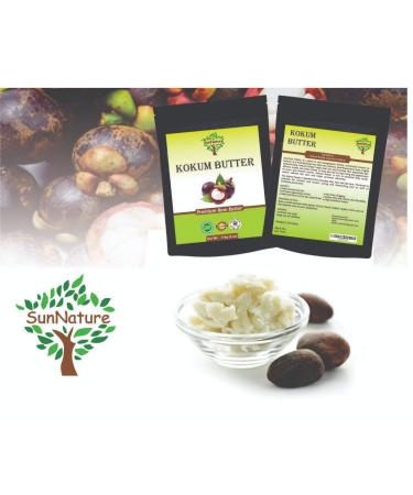SunNature Kokum Butter - Light Firm Butter for Soap, Lotion Bars, Lip Balm & Body Butter - 4 Oz Scent-Free - Buy Online on SooperMarket.com