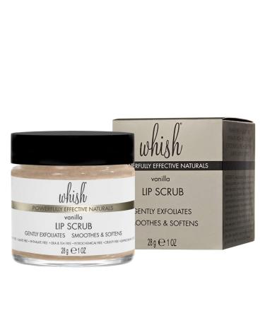 Whish Vanilla Lip Scrub 1oz - Exfoliating, Smoothing, and Softening - Buy Online on SooperMarket.com