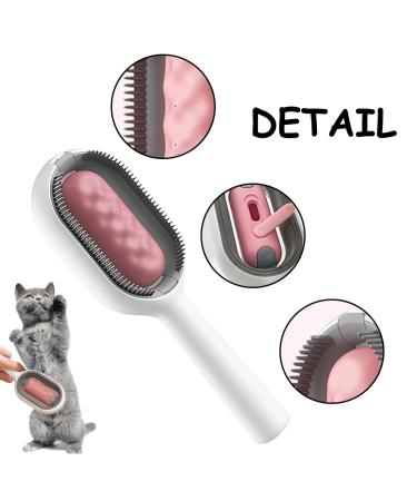 Universal Cat Brush for Long & Short Haired Cats - Cats Ridge Water Brush & Hair Remover | Rosa - Buy Online on SooperMarket.com
