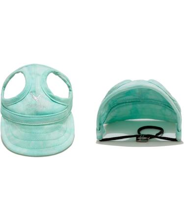 BT BEAR Hundege Baseball Cap for Dogs - Adjustable Ear Holes XL Batik Green - Perfect for Summer Travel & Sports - Small to Medium-Sized Pets - Buy Online on SooperMarket.com