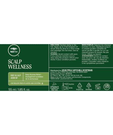 Tea Tree Scalp Wellness Serum | Daily Dryness Relief for Dry Hair & Scalp - International Shipping Available - Buy Online on SooperMarket.com