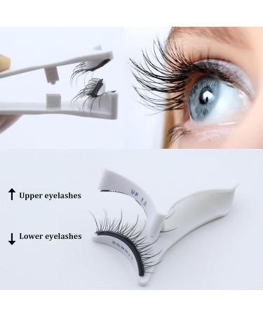 2 Pairs Magnetic Eyelashes Magnetic Lashes Magnetic Eyelashes Natural Look with Applicator Reusable Fake Lashes No Glue Fluffy False Eyelashes - Buy Online on SooperMarket.com