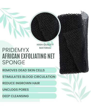 Authentic African Black Net Sponge - Exfoliating Shower Sponge - Buy Online on SooperMarket.com