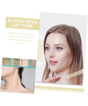 VILLCASE 4pcs Neck Lift Stickers Neck Lift Tape for Neck Wrinkles Loose Skin Tape Rubber Swan Neck Silky Tool - Buy Online on SooperMarket.com