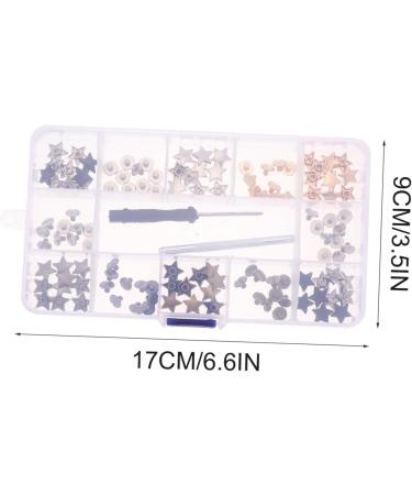 STOBOK 1 Box Five-Pointed Star Rivet Nail Accessories DIY Rivet Studs Leather Crafts Repair Rivet Apparel - Buy Online on SooperMarket.com