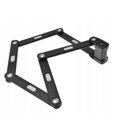 Abus folding lock Bordo Classic 5900/90 ST with lock pocket - bicycle lock made of hardened steel - Abus security level 8 90 cm black single
