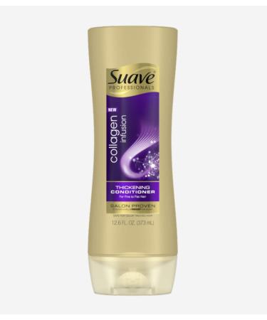 Suave Professionals Collagen Infusion Thickening Conditioner For Fine to Flat Hair 12.6 Fl. Ounce