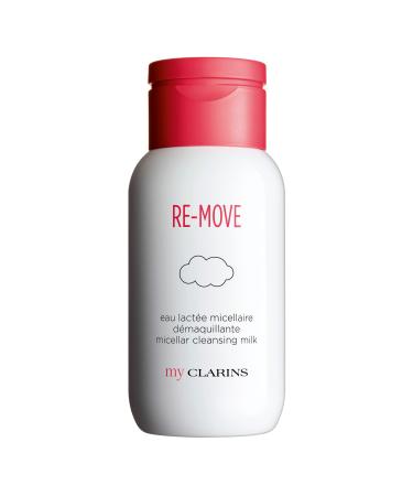 My Clarins RE-MOVE Micellar Cleansing Milk | Gently Removes Make-Up, Impurities and Pollutants From Face, Eyes and Lips | Refreshes, Hydrates, Soothes and Comforts | Vegan, Paraben-Free | 6.8 Fl Oz