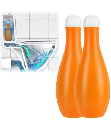 Bowling Blue Bubble Toilet Bowl Cleaner Toilet Bowling Bowl Cleaner Automatic Toilet Bowl Cleaner In Bottle Household Toilet Deodorant Long Lasting Fragrance Cleaner (2pcs)