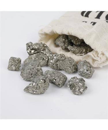 Natural Crystal Natural Pyrite Crystal Stone Small Chunks Yellow Iron Pyrite Fools Gold Raw Rough Stones Teaching Specimen Collections Reiki Crystal Stone (Color : 1)