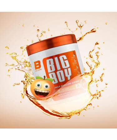 Ballistic Big Boy Pre Workout Powder | Stimulant Free Pre Workout & Stim Free Nitric Oxide Booster | L Citrulline Glycerol Agmatine Sulphate Caffeine-Free | 24 Servings (Peechy Keen) - Buy Online on SooperMarket.com