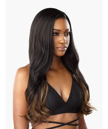 Sensationnel Vice Lace Front Wig - HD Transparent Lace, Pre-Plucked Hairline, 5 Deep Part - Vice Unit 02 (1B) - Buy Online on SooperMarket.com