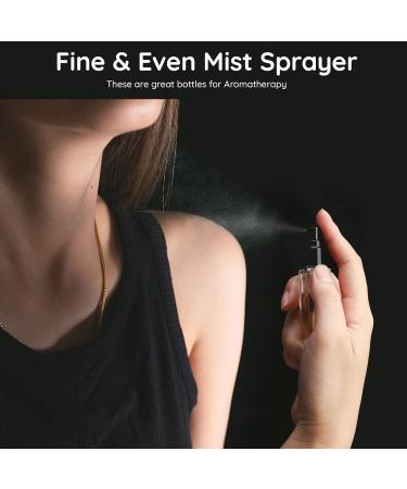 Segbeauty Portable Perfumed Cleaner Glass - Empty Travel Atomizers for Men & Women | 5 Pack Square Perfume Bottles - Buy Online on SooperMarket.com
