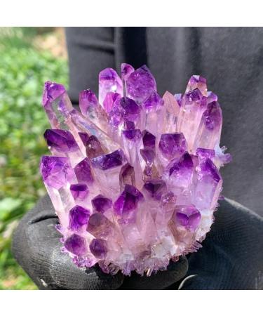 Purpl Phantom Quartz Crystal Cluster Specimen 400g Suitable for Home HOMEZHOU - Buy Online on SooperMarket.com