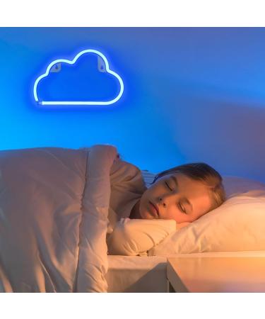 Xiyunte LED Neon Cloud Sign | Battery/USB Operated Wall Decoration | Blue Neon Light for Home & Office - Buy Online on SooperMarket.com