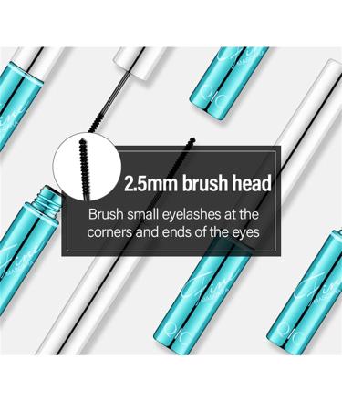 Waterproof Volumizing Mascara for Fine Short Eyelashes - Intense Black, Washable, Lengthening Formula for Women - 0.1 fl. oz - Buy Online on SooperMarket.com