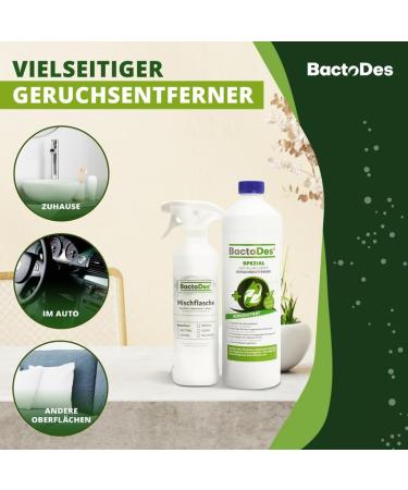 Bactodes 2L Concentrate - Universal Enzyme Cleaner & Odor Neutralizer - Effective Organic Microbe Spray for All Smells - International Shipping Available - Buy Online on SooperMarket.com